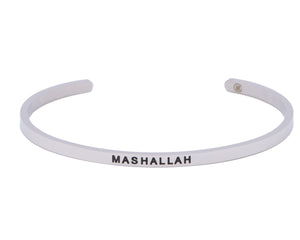 Mashallah Cuff, Muslim Jewelry, Accessari, Islamic Jewelry, Silver Cuff