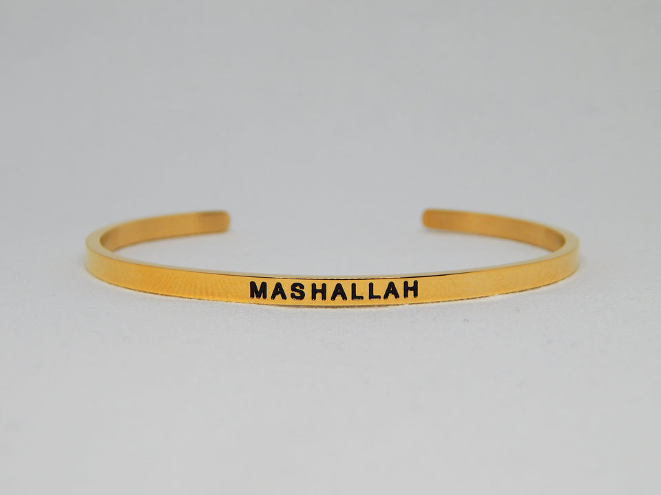 Palestine Set, Palestine Bundle, Gold Cuff, Gold Gold Cuffs, Islamic Jewelry, Muslim Jewelry, Bismillah, Inshallah, Mashallah, Alhamdulillah, 18k cuff